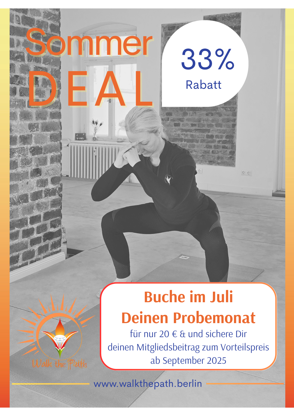 Walk The Path Berlin Sommer Deal 2025 Functional Training 